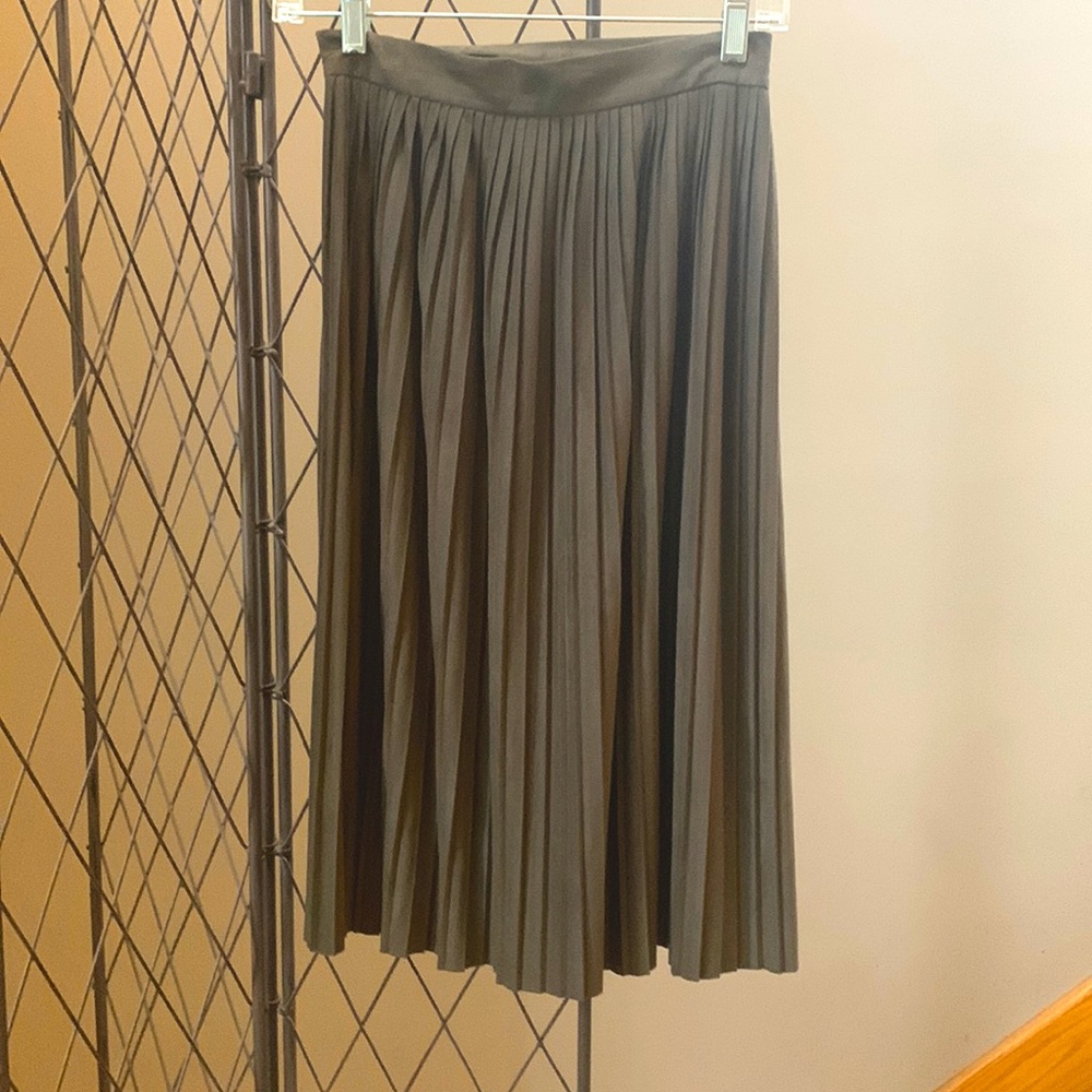 Zara Soft Bushed Mini Pleat Skirt